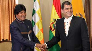BOLIVIA Y ECUADOR VALORAN SALIDA DE SISTEMA INTERAMERICANO DE DD.HH.
