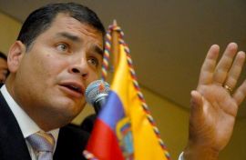 Ecuador a vencer, pedido en apoyo a Rafael Correa