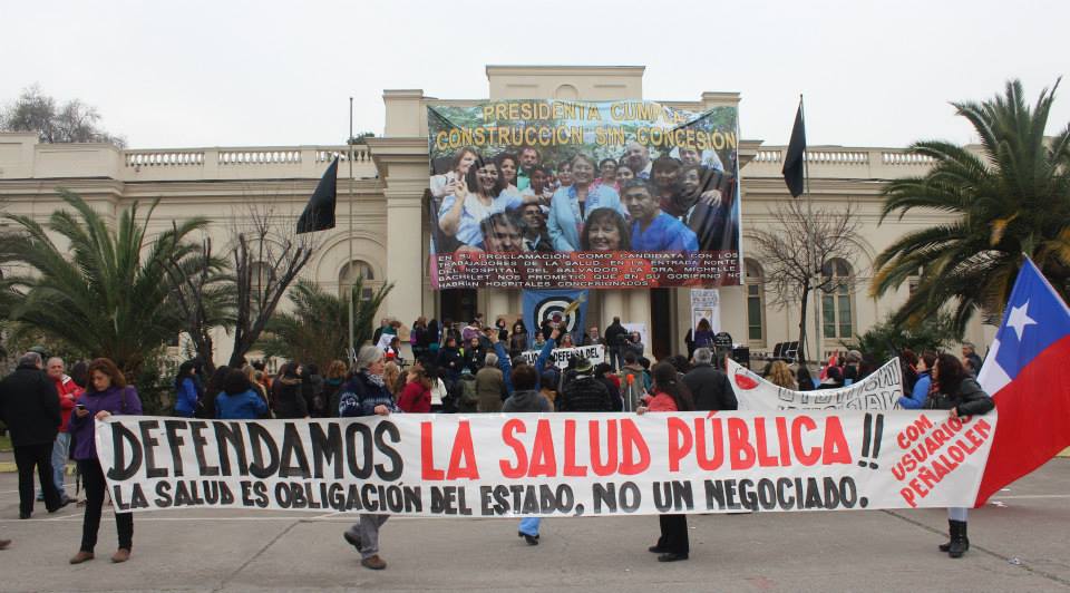 Trabajadores sanitarios finalizan dos días de huelga en Chile