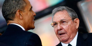 PRESIDENTES DE CUBA Y EE.UU. REUNIDOS EN LA ONU