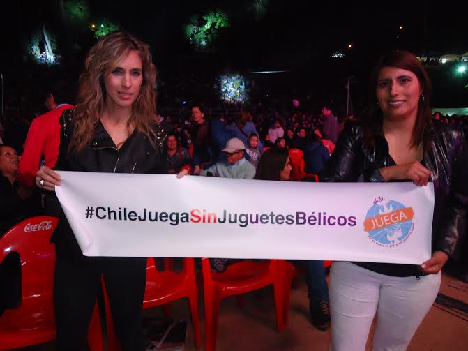 DESTACADOS ARTISTAS NACIONALES SE SUMAN A LA CAMPAÑA: CHILE JUEGA SIN JUGUETES BÉLICOS