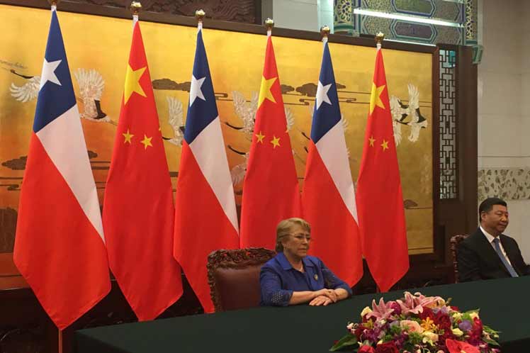 Chile y China fortalecen sus relaciones bilaterales