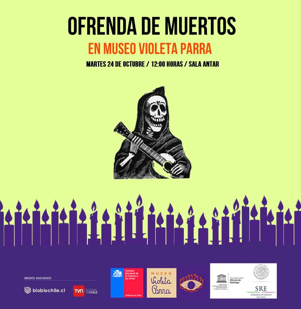 ENTRADA LIBERADA: MUSEO VIOLETA PARRA RECORDARÁ A VIOLETA Y ÁNGEL CON ALTAR DE MUERTOS