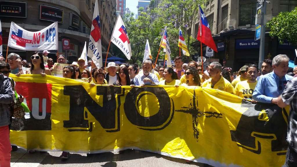 Organizaciones convocan jornada de protestas en Chile