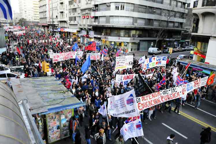 Vuelve a manifestarse el descontento movimiento Un solo Uruguay