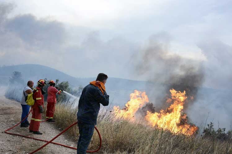 Numerosos incendios forestales afectan zona central de Chile