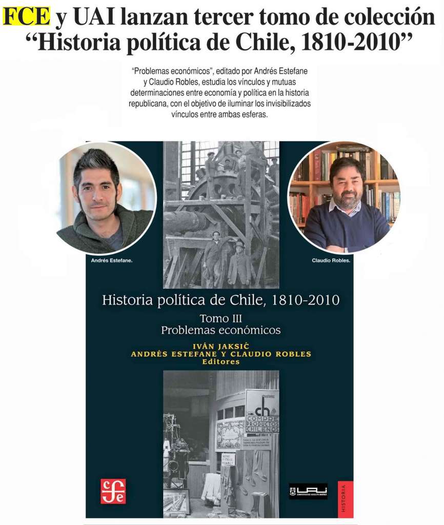 LA HISTORIA POLÍTICA DE CHILE, NUEVA FORMA DE HACER LITERATURA