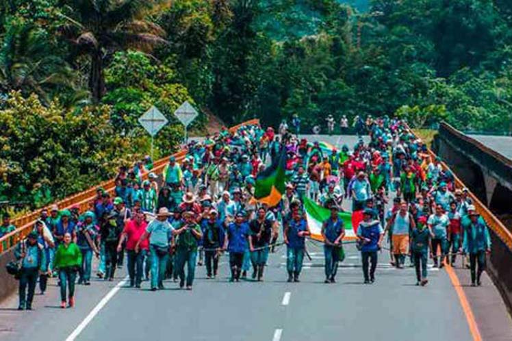 PUEBLOS INDÍGENAS EN COLOMBIA ANUNCIAN CONTINUIDAD DE LA RESISTENCIA