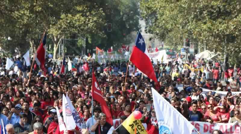 Trabajadores chilenos anuncian paro nacional para la próxima semana