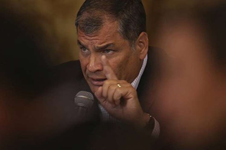 Expresidente Correa: No confío en la justicia de Ecuador
