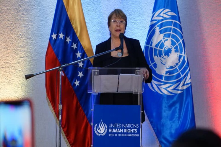 Bachelet manifiesta preocupación por sanciones contra Venezuela