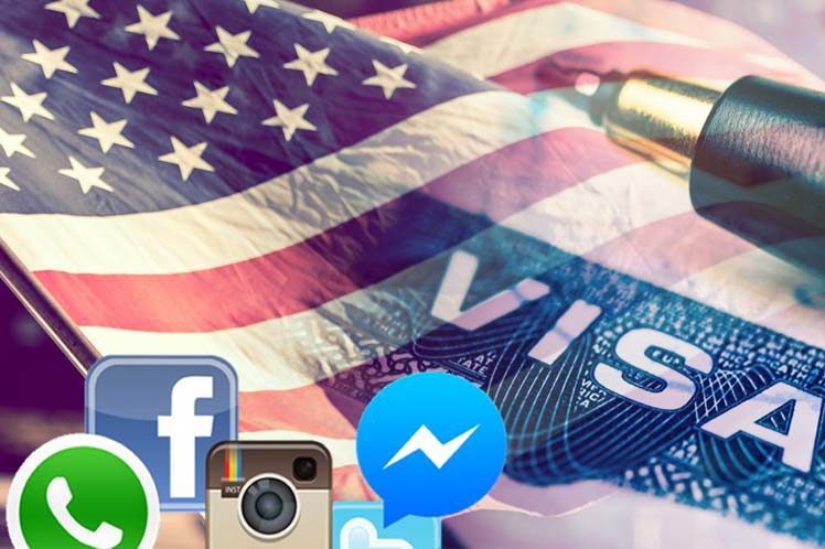EE.UU. exigirá datos sobre redes sociales a solicitantes de visas