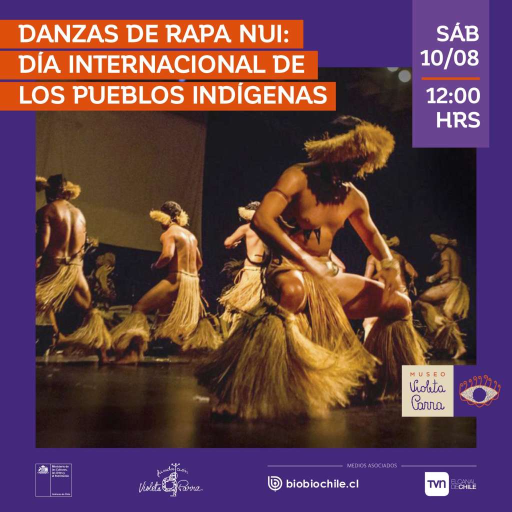 Museo Violeta Parra conmemorará el Día de los Pueblos Indígenas con Danzas de Rapa Nui