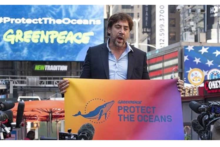 Javier Bardem en ONU: hay que tomar acción ahora y salvar los océanos