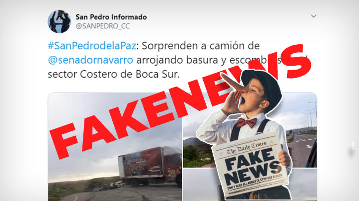 Navarro y Guillier presentan querella por Fake News viral sobre camión con juegos infantiles