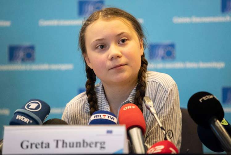 La mirada de Greta Thunberg a Donald Trump representa a la humanidad entera