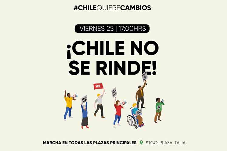 Nueva jornada de protestas en Chile contra modelo económico