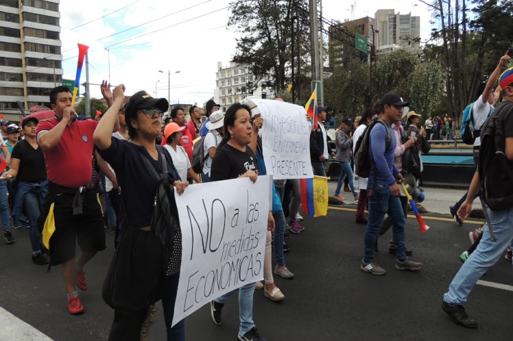 El paro y la protesta se mantienen en las calles de Ecuador