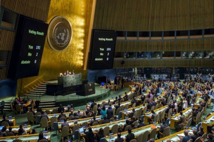 Piden en ONU poner fin al embargo de EEUU a Cuba