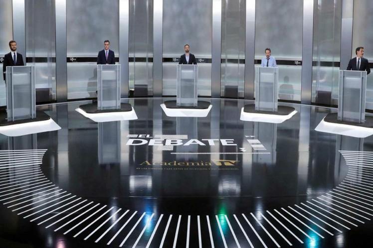 Debate electoral en España certifica parálisis institucional