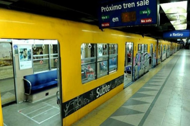 Trabajadores del metro de Buenos Aires anuncian nuevo paro