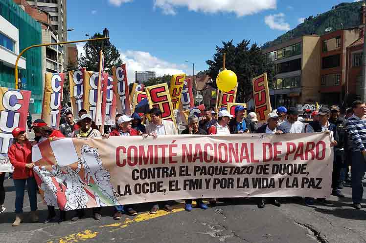 Comité de Paro en Colombia impulsa más acciones de protesta