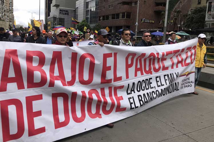 Anuncian nuevas movilizaciones en Colombia contra abuso policial