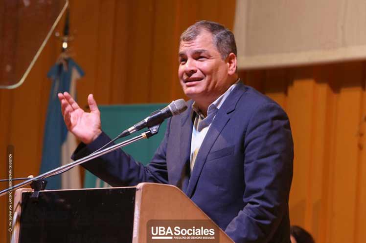Rafael Correa confía en que Alberto Fernández levantará a Argentina