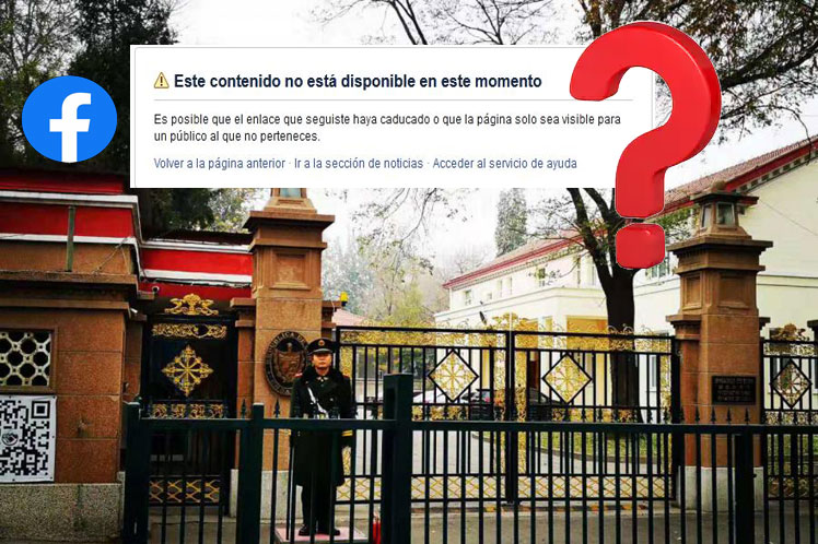 El misterioso caso de la Embajada de Cuba en China borrada de Facebook