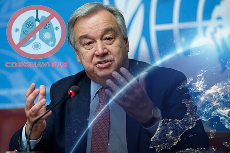 Secretario General de la ONU: Solo uniéndose, el mundo podrá enfrentar la pandemia de COVID–19