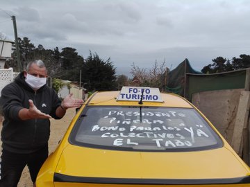 Taxistas colectivos anuncian paro nacional para mañana   
