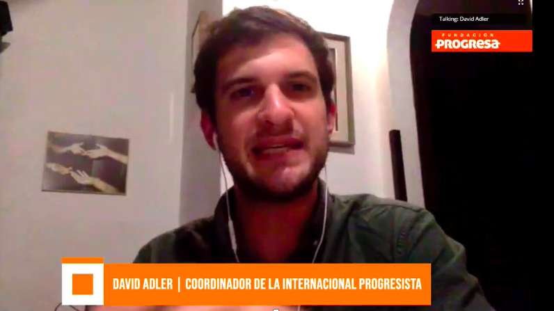 Coordinador de Internacional Progresista en taller de Marco Enríquez–Ominami