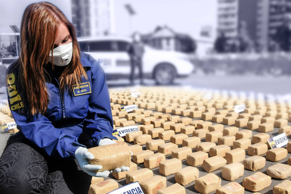 Chile en camino a ser punto de tráfico de drogas al exterior