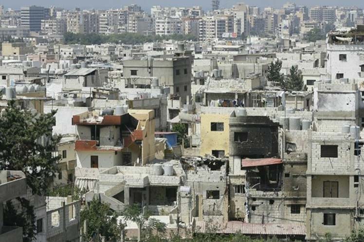 Palestinos en El Líbano protestan ante planes anexionistas de Israel