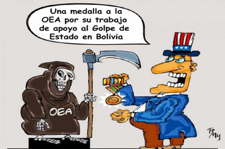 Rechazan silencio de OEA ante ascensos inconstitucionales en Bolivia