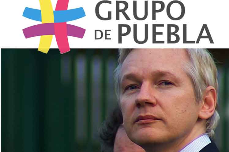Grupo de Puebla exige liberación de Julian Assange