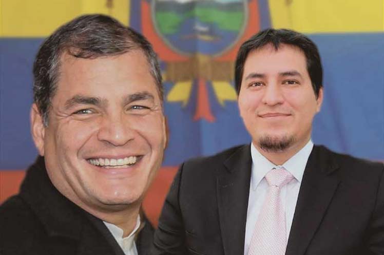 Correa confía en triunfo de Arauz-Rabascall en Ecuador