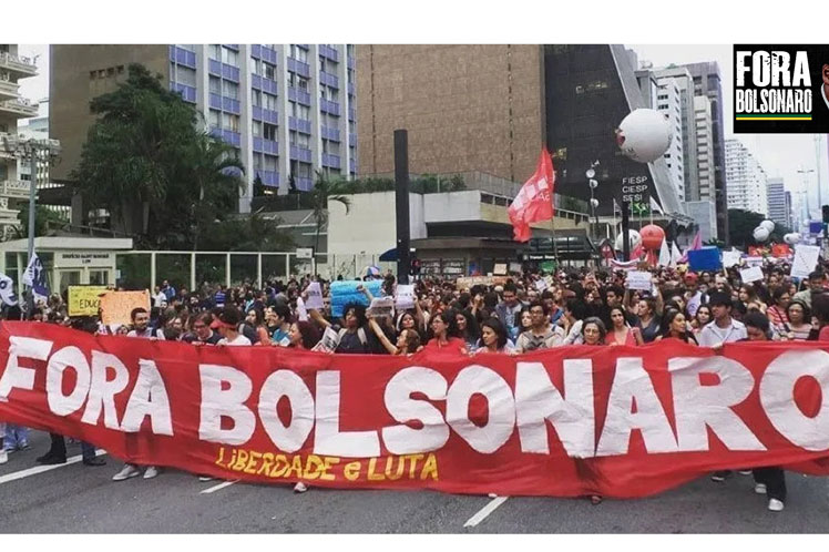 Movilizaciones en todo Brasil para exigir destitución de Bolsonaro