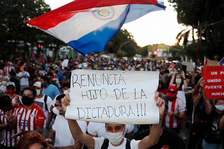 Expectativa en Paraguay ante escalada de protestas contra el gobierno