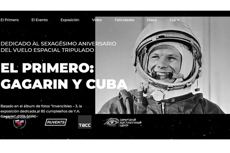 Amplia acogida internacional de exposición Primero: Gagarin y Cuba