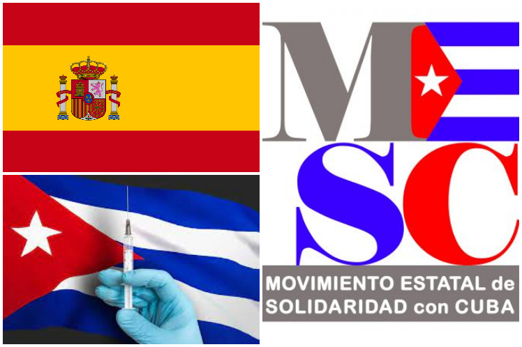 Solidaridad con Cuba en España y reclamos fin del bloqueo