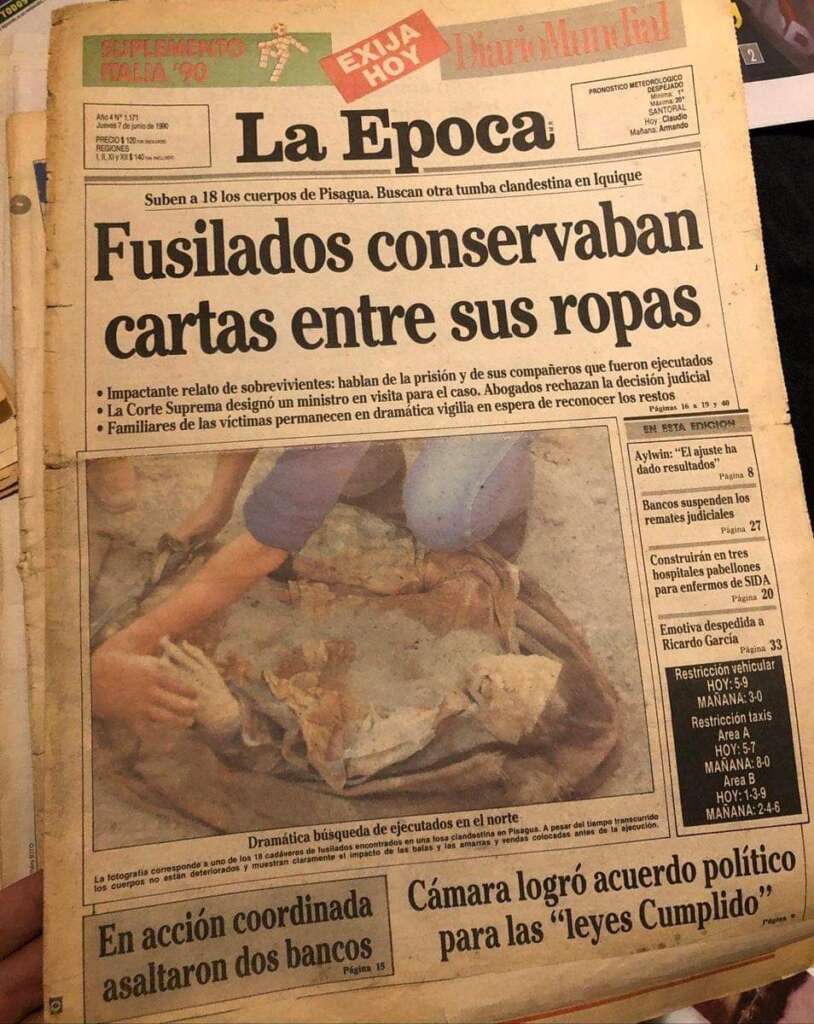 Ese 2 de junio de 1990, Pisagua y lo que la tierra entregó …