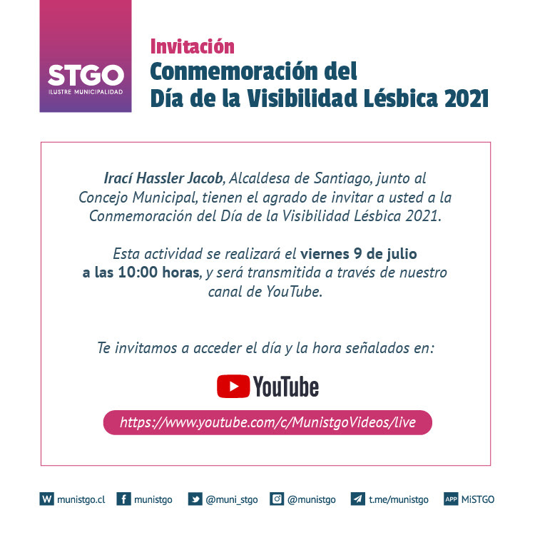 Invitan a celebrar el Día de la Visibilidad Lésbica en Chile