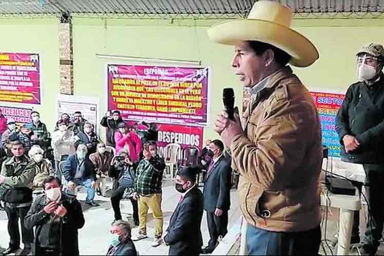 Pedro Castillo planteará Constituyente al asumir Presidencia de Perú