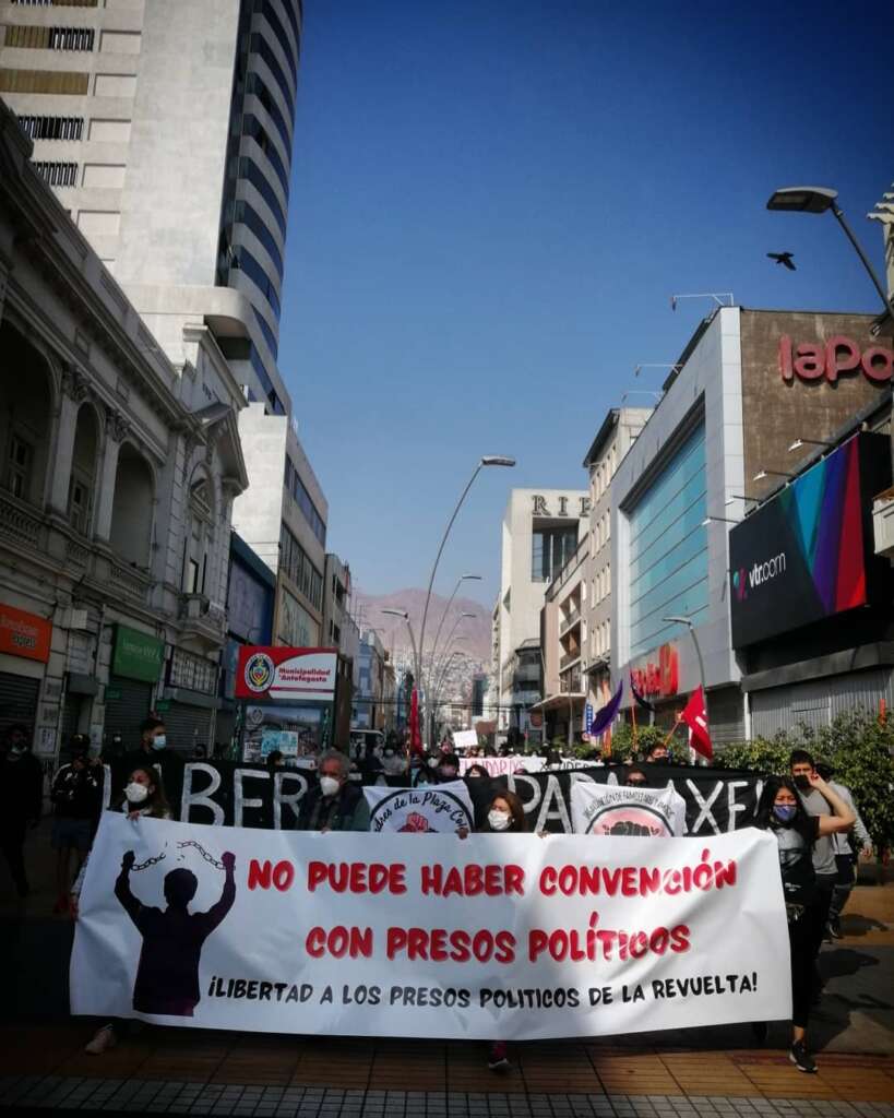 Declaración Convención Constitucional a los órganos del poder constituido sobre la prisión política en Chile y la militarización del Wallmapu
