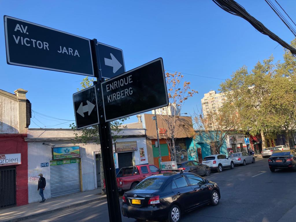 La «Avenida Víctor Jara» ya es una realidad