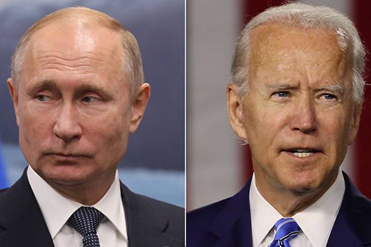 Rusia y EEUU preparan reunión Putin-Biden