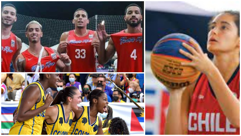 Puerto Rico, Colombia y Chile suman oro en basket 3×3 de Cali-Valle
