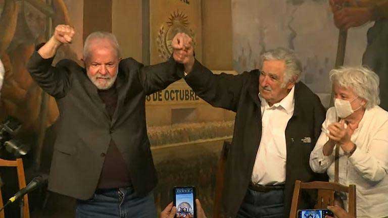 Lula y Mujica en Argentina: juntos somos más fuertes