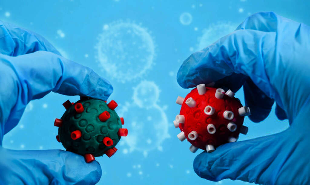 Ómicron es el segundo virus más contagioso del planeta